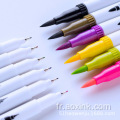 Marqueur d'art Double Astuces Stylos pour cadeau étudiant